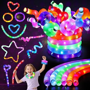 LovesTown 24PCS Glow Sticks Party Favors for Kids, Light Up Supplies for Kids Glow in Dark Party Supplies, for Birthday, Goodie Bag Stuffer Fillers, Camping Games