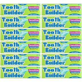 Squigle Tooth Builder Sensitive Toothpaste (4 oz/12 Pack)