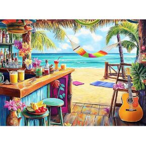 500 Pieces Jigsaw Puzzles for Adults, Gas Station Puzzle for Adults Children Seniors, Retro Style Puzzle 500 Pieces, Gift for Birthday, Home Decor, Fun for Family Entertainment(20.5 * 15 in)