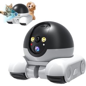 Blinky Bot Camera - 360° View Blinkybot Robot, Blinky Bot Pro Dual-Lens Smart Robot Camera, 1080p HD Wi-Fi Mobile Pet Cameras with App Control, 2 Way Audio, Night Vision