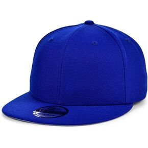 New Era Blank Custom 9FIFTY Adjustable Snapback Cap Black/Grey UV