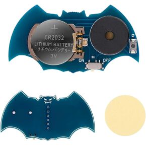 Cricket Noise Item, Bat Shape Cricket Noise Maker Annoying Noise Machine with 16 Sounds Noise Beeping Annoyatron Hidden Cricket Noise Stuff for Home School Party Prank (Blue)