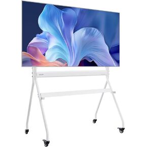 VEVOR Rolling TV Stand, Mobile TV Cart for 35-100 Inch LED/LCD/OLED Flat/Curved TVs, Portable Monitor Stand with Wheels Hold up to 198 lbs for Living Room, Bedroom, Office, Outdoor, Max VESA 800x600mm
