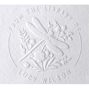 EX LIBRIS Library Book Embosser Seal Custom Personalized 5 Designs to Choose This Book Belongs to from The Library of Book Plate Book Lovers Gifts