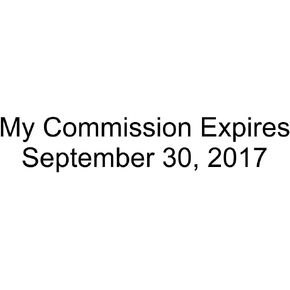 My Commission Expires Notary Date Stamp