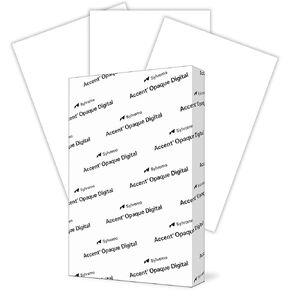 Accent Opaque White 30% Recycled Printer Paper, 11" x 17" 24lb Bond/60lb Text Copy Paper – 500 Sheets (1 Ream) – Premium Computer Paper, Smooth White Paper, 95 Bright, 89gsm – 188103R