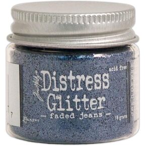 Ranger Tim Holtz Distress Glitter, 1-Ounce, Faded Jeans