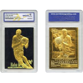 Kobe Bryant 1996-97 Skybox EX-2000 Rookie 23KT Gold Card GEM Mint 10 Black Gold