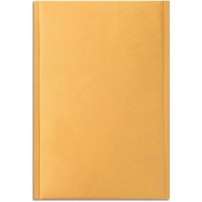 Staples 483986 CD Bubble Mailer Gold Kraft Peel and Seal Strip 7-1/4-Inch x 8-Inch 12/PK
