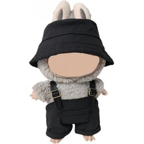 Doll Clothes for 17cm Dolls Clothing Outfit, Casual Stylish Style Hat & Clothes Accessories Set, No Doll (Style 2)