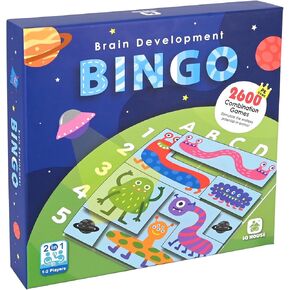 Doppy Planet Monster Themed Puzzles Over 3 Years Old, Family Bingo Gift Parent-Child Jigsaw Game Preschool Education Cultivate Thinking Abilities for Toddlers
