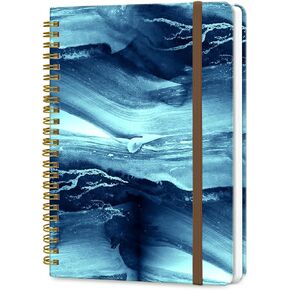Spiral Journal Notebook, A5 Cute Notebooks for Women Men, College Ruled Hardcover Notebook for Work & Note Taking, 60 Pages Double-Wire Journals for Writing, Spider Web