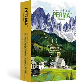 PERMA Dolomiti Jigsaw Puzzle 500 Pieces – Italian Alps Landscape Puzzle for Adults, 20.87" x 14.96", Scenic Nature Puzzle with Premium Dutch Chipboard, Great Gift or Wall Décor