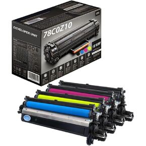 Compatible for Lexmark CS321 CS421 CS521 C5621 CX321 CX421 CX521 CX522 CX621 CX622 Printers, 78C0Z10 78C0Z10 78C0Z10 78C0Z10 Developer Unit , High Yield 20000 Pages (Cyan)