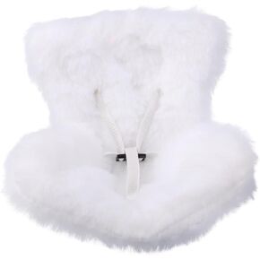 Car Doll Safety Seat with Soft Furry Cushion, Air Vent Clip Display Chair Desktop Decor Decorative Sofa for Blind Box Toy Ornaments, Cute Car Interior Accessory for Collectors (Regular)