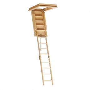 Odoria 1/12 Miniature Folding Attic Stairs Dollhouse Furniture Accessories