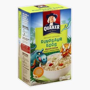 Dino Oatmeal Sticker Decal Size 5"
