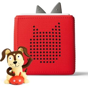 Toniebox Audio Player Starter Set with Bilingual Playtime Puppy - Red [Canada Version]