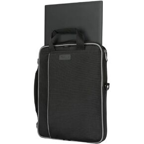 Targus Grid Essentials TED036GL Carrying Case (Slipcase) for 12" to 14.1" Notebook - Black - Bump Resistant, Drop Resistant, Impact Resistant - Metal Hardware - Handle, Shoulder Strap - 10.4