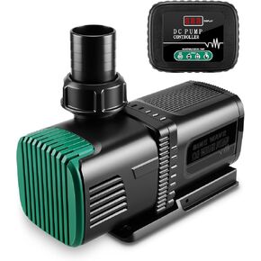4800GPH Aquarium 36V DC Water Pump with Controller, 105W Submersible and Inline Return Pump for Fish Tank,Fountains,Sump,Hydroponic,Pond,Freshwater and Marine Water Use,25FT Max Lift
