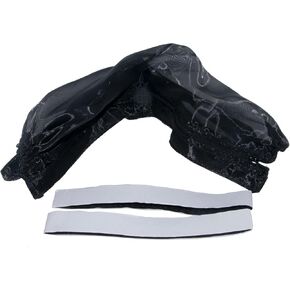 Chassis Dirt Guard Cover Compatible with Arrma 1/8 Mojave Part Rc Car Nylon Mesh Waterproof Dust Resist Upgrade(Black)