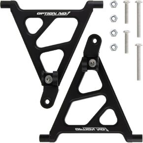 Aluminum Front Lower Arms Set for Tamiya CW-01 Chassis Lunch Box/Grasshopper/Hornet RC Car Upgrades Parts