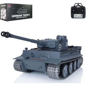 Toucan RC Hobby Upgraded Henglong 1/16 German Tiger I Rc Tank 3818 Upgraded Metal Tracks Driving Wheels
