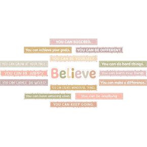 Teacher Created Resources Terrazzo Tones Believe You Can Mini Bulletin Board (TCR7207)