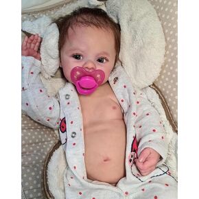 Anano Realistic Baby Dolls Silicone Full Body 18 Inch Soft Life Like Newborn Baby Dolls Girls That Look Real Babies Lifelike Reborn Waterproof Baby Doll Alive Washable