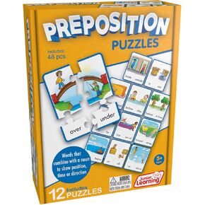 Junior Learning JL245 Preposition Puzzles, Multicolor