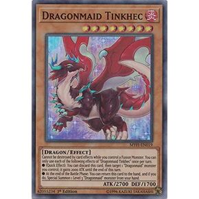 Yu-Gi-Oh! - Dragonmaid Tinkhec - MYFI-EN019 - Super Rare - 1st Edition - Mystic Fighters