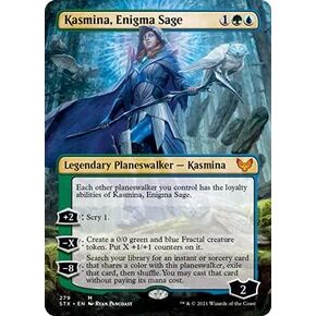 Magic: The Gathering - Kasmina, Enigma Sage - Borderless - Strixhaven: School of Mages