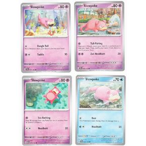Slowpoke – x4 Pokemon Card Lot - 057/142 – Stellar Crown – Pokemon 151