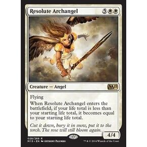 Magic The Gathering - Resolute Archangel (028/269) - Magic 2015