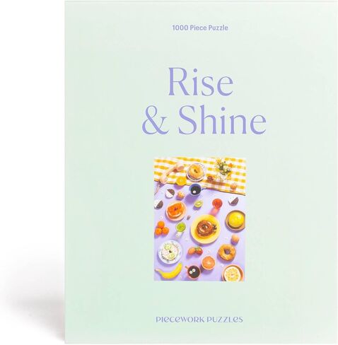 Piecework Early Bird 1000 Piece Puzzle for Adults, Challenging Cereal Jigsaw Puzzle with Original Photography, Soft-Touch Pieces, Jigsaw Collectable and Gift - 19.25 x 26.6 inches in Saudi Arabia