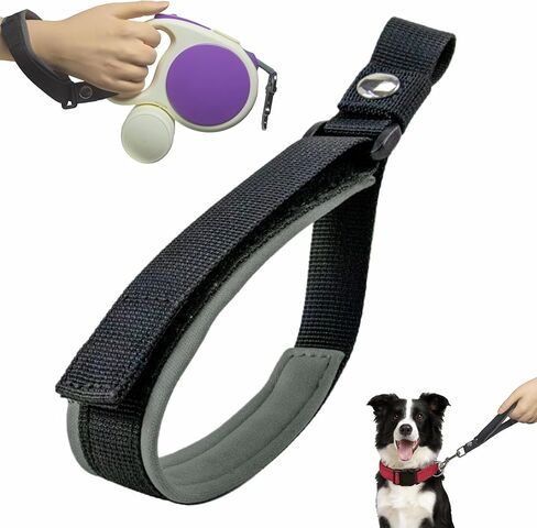 Wrist Strap for Retractable Dog Leash – Adjustable Safety Band with Soft Neoprene Lining and Lockable Hook for Short-Distance Control，Orange Red in Saudi Arabia