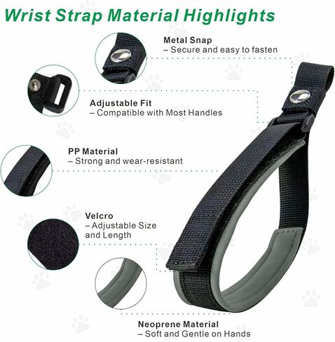 Wrist Strap for Retractable Dog Leash – Adjustable Safety Band with Soft Neoprene Lining and Lockable Hook for Short-Distance Control，Orange Red in Saudi Arabia
