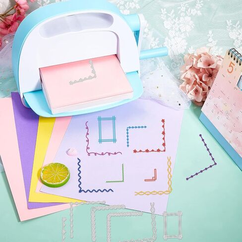 GLOBLELAND 10Pcs Frame Corners Cutting Dies for Card Making Flower Lace Corner Die Cuts Carbon Steel Embossing Stencils Template for DIY Scrapbooking Album Craft Decor in Saudi Arabia