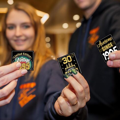 Ercadio 36PCS Happy 40th Birthday Cupcake Toppers Glitter Forty Vintage 1985 Cake Picks Cheers to 40 Fabulous Older Wiser Hotter Cake Decor for 40th Birthday Wedding Anniversary Party Supplies in Kuwait