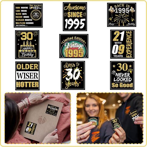 Ercadio 36PCS Happy 40th Birthday Cupcake Toppers Glitter Forty Vintage 1985 Cake Picks Cheers to 40 Fabulous Older Wiser Hotter Cake Decor for 40th Birthday Wedding Anniversary Party Supplies in Kuwait