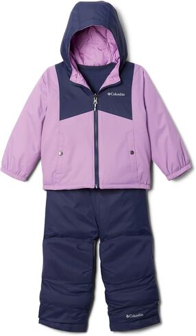 Columbia Toddler Unisex Double Flake Set, Geyser/Pink Ice, 2T in Saudi Arabia