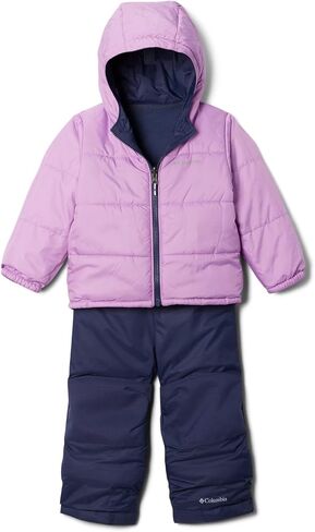 Columbia Toddler Unisex Double Flake Set, Geyser/Pink Ice, 2T in Saudi Arabia