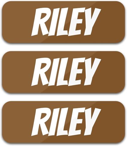 Custom Name Labels for Kids (120 Labels) Personalized Waterproof Clothing Stickers for Daycare, Camp or School - Name Stickers for Bottles, Jackets, Backpacks, Shoes and School (White) in Saudi Arabia