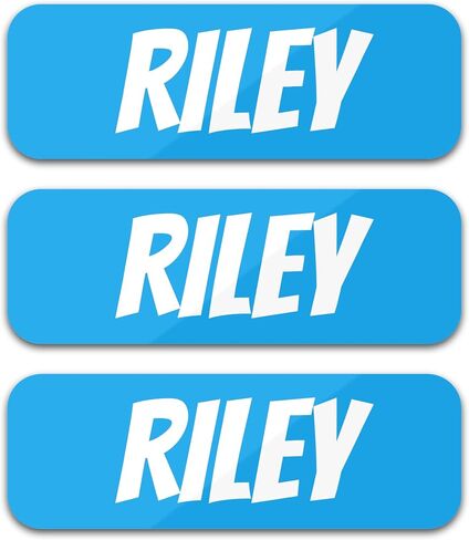 Custom Name Labels for Kids (120 Labels) Personalized Waterproof Clothing Stickers for Daycare, Camp or School - Name Stickers for Bottles, Jackets, Backpacks, Shoes and School (White) in Saudi Arabia