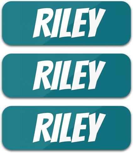Custom Name Labels for Kids (120 Labels) Personalized Waterproof Clothing Stickers for Daycare, Camp or School - Name Stickers for Bottles, Jackets, Backpacks, Shoes and School (White) in Saudi Arabia