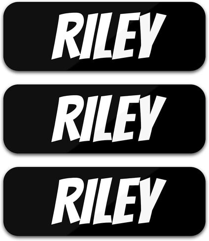Custom Name Labels for Kids (120 Labels) Personalized Waterproof Clothing Stickers for Daycare, Camp or School - Name Stickers for Bottles, Jackets, Backpacks, Shoes and School (White) in Saudi Arabia