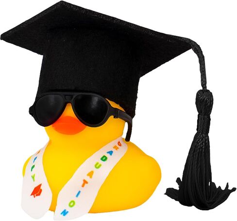 Duck Rubber Rubber Traduation ، هدايا تخرج الحفلات الزخرفية للوحة القيادة للسيارات لها وله ، كبار السن في المدارس الدكتوراه درجة الماجستير. in Kuwait