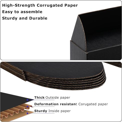 8x8x3 Pink Small Shipping Boxes - 25 Pack Corrugated Cardboard Mailer Boxes for Packaging, Mailing, Gift Giving | Sturdy, Recyclable, Perfect for Small Business Supplies, Ecommerce in Kuwait