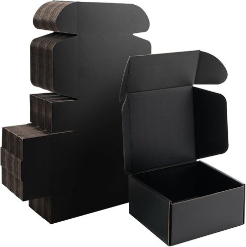 8x8x3 Pink Small Shipping Boxes - 25 Pack Corrugated Cardboard Mailer Boxes for Packaging, Mailing, Gift Giving | Sturdy, Recyclable, Perfect for Small Business Supplies, Ecommerce in Kuwait