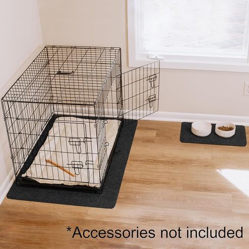 G -floor Drip & Dry Extorbent 29 "× 44" PET Kennel Mat (اللون الأزرق) - حصيرة ممتدة مع دعم فينيل مقاوم للماء للداخل أو أسفل صناديق وأقفاص الكلاب in Kuwait